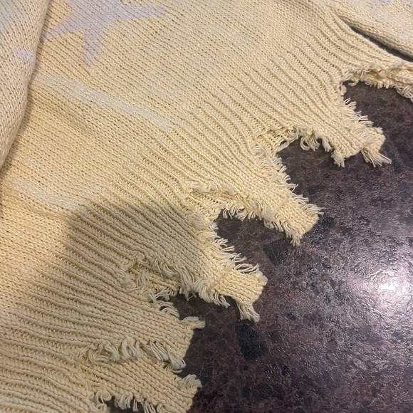 Chic Yellow V-Neck Sweater-Blank Paige - Picture 4 of 5